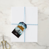 Persoonlijke Happy Halloween Spooky Zombie Cadeaulabel (Met Touw)