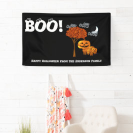 Persoonlijke Happy Halloween uit je familie Spandoek
