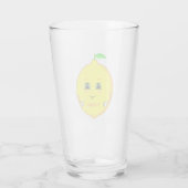 Persoonlijke Happy Lemon & Star Glas (Achterkant)