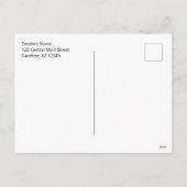 Persoonlijke Happy New Jaren Feestdagenkaart (Achterkant)