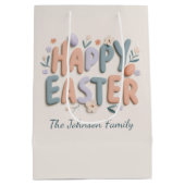 Persoonlijke Happy Pasen Cadeautas (Achterkant)