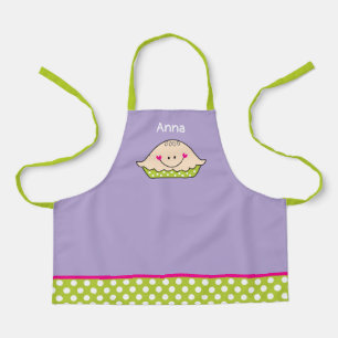 Persoonlijke Happy Pie Apron voor meisjes Schort