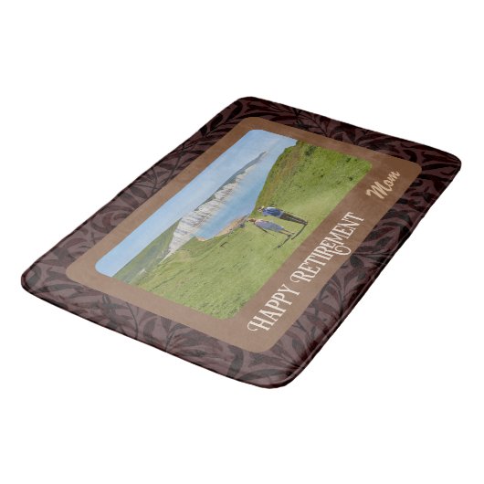 Persoonlijke Happy Retirement cadeaus voor mam Bro Badmat (Gekanteld)