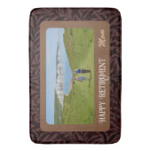 Persoonlijke Happy Retirement cadeaus voor mam Bro Badmat (Voorkant Verticaal)