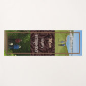 Persoonlijke Happy Retirement cadeaus voor mam Bro Yogamat (Voorkant (horizontaal))