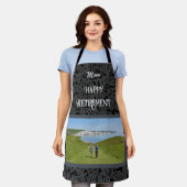 Persoonlijke Happy Retirement cadeaus voor mam Gre Schort (Gedragen)
