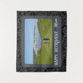 Persoonlijke Happy Retirement cadeaus voor mam Gre Wandkleed (Voorkant)