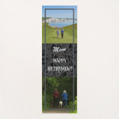 Persoonlijke Happy Retirement cadeaus voor mam Gre Yogamat (Voorkant)