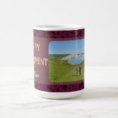 Persoonlijke Happy Retirement cadeaus voor mam Red Koffiemok (Center)