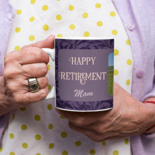 Persoonlijke Happy Retirement cadeaus voor mama Vi Koffiemok