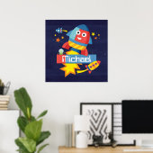 Persoonlijke, Happy Rocket Print (Thuiskantoor)