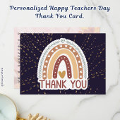 Persoonlijke Happy Teachers Day Bedankt voor je ka