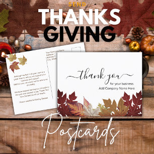Persoonlijke Happy Thanksgiving Briefkaart