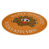 Persoonlijke Happy Thanksgiving Turkey Day Holiday Snijplank (Hoek)