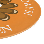 Persoonlijke Happy Thanksgiving Turkey Day Holiday Snijplank (Hoek)