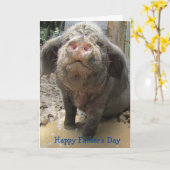 Persoonlijke Happy Vaderdag, meishan-kaart Kaart (Gele Bloem)