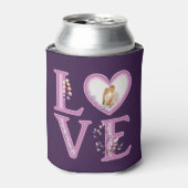 Persoonlijke Happy Valentijns Day Foto Blikjeskoeler (Blikje Voorkant)