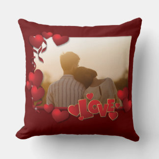 Persoonlijke Happy Valentijns Day Foto Kussen