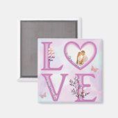 Persoonlijke Happy Valentijns Day Foto Magneet (Voorkant / Achterkant)