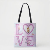 Persoonlijke Happy Valentijns Day Foto Tote Bag (Voorkant)