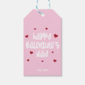 Persoonlijke Happy Valentijnsdag Cadeaulabel (Voorkant)
