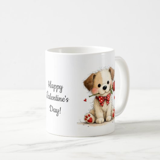 Persoonlijke Happy Valentijnsdag Mok (Voorkant rechts)