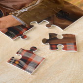 Persoonlijke Happy Valentine's Day Photo Collage Legpuzzel (Zijkant)