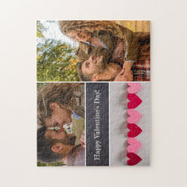 Persoonlijke Happy Valentine's Day Photo Collage Legpuzzel