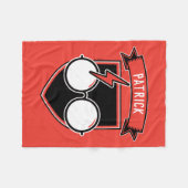 Persoonlijke HARRY POTTER™-badge Fleece Deken (Voorkant (Horizontaal))