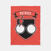 Persoonlijke HARRY POTTER™-badge Fleece Deken (Voorkant)