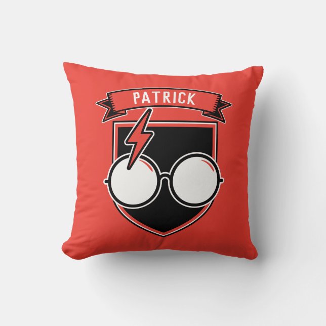 Persoonlijke HARRY POTTER™-badge Kussen (Voorkant)