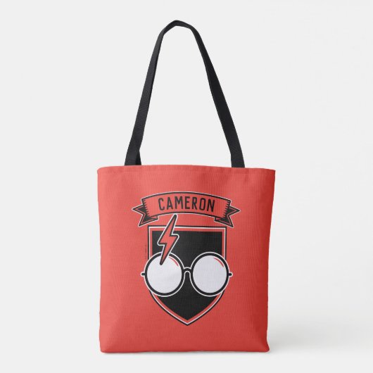 Persoonlijke HARRY POTTER™-badge Tote Bag (Achterkant)