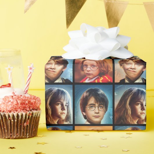 Persoonlijke Harry Potter-foto Cadeaupapier (Verjaardagsfeest)