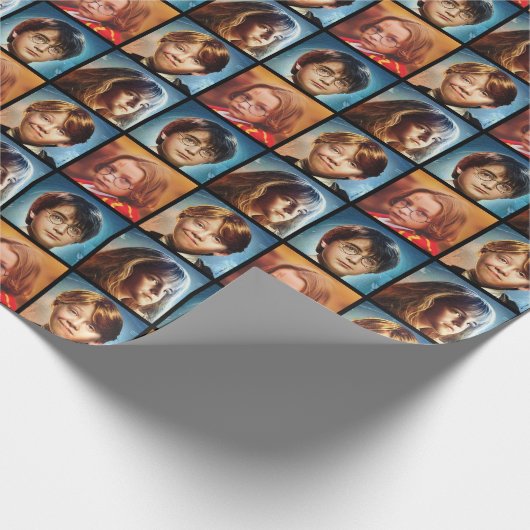 Persoonlijke Harry Potter-foto Cadeaupapier (Hoek)