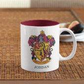 Persoonlijke Harry Potter | Gryffindor House Crest Tweekleurige Koffiemok