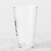 Persoonlijke Hart Foto Ik Hou van Jou Glas (Links)