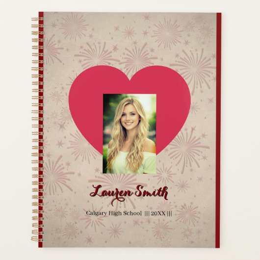 Persoonlijke Hart Foto Planner (Voorkant)