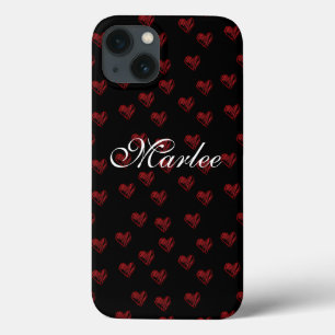 Persoonlijke hart iPad-luchttas iPhone 13 Hoesje