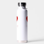 Persoonlijke Hart voor Leraren Waterfles (Links)