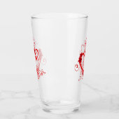 Persoonlijke harten glas (Links)