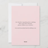 Persoonlijke hartfoto verlovingsaankondiging feestdagenkaart (Achterkant)