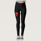 Persoonlijke Hartslag Leggings (Voorkant)