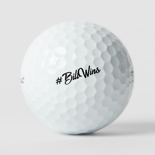 Persoonlijke hashtag Titleist Pro V1 Golf Balls Golfballen (Voorkant)