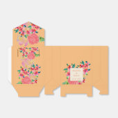Persoonlijke Hawaiaanse Tropische Bloemensplash Bedankdoosjes (Uitgevouwen)