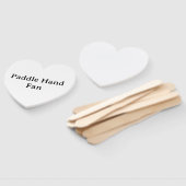 Persoonlijke Heart Paddle Handventilator Handwaaier (Niet-gemonteerd)
