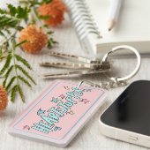 Persoonlijke Heartstopper Roze Sleutelhanger (Voorkant Rechts)