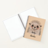 Persoonlijke Hedgehog schets Notitieboek (Binnen)