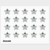 Persoonlijke Heidense Godin Ster Sticker (Vel)