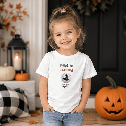 Persoonlijke Heks in Opleiding – Halloween Kinder Shirts
