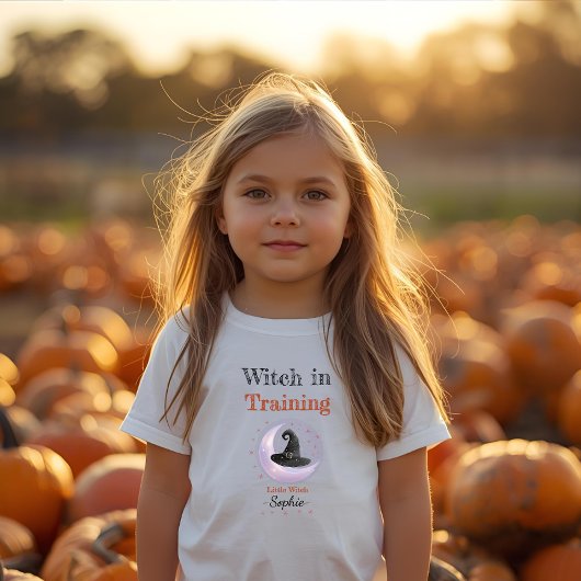 Persoonlijke Heks in Opleiding – Halloween  Kinder Shirts